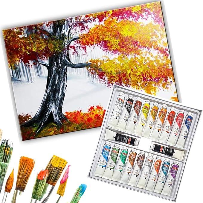 Camel 18 Artists Acrylic Color Box - Secondary Image