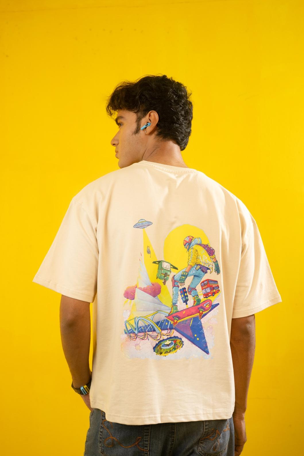 LV Signature Oversized Tee - Secondary Image