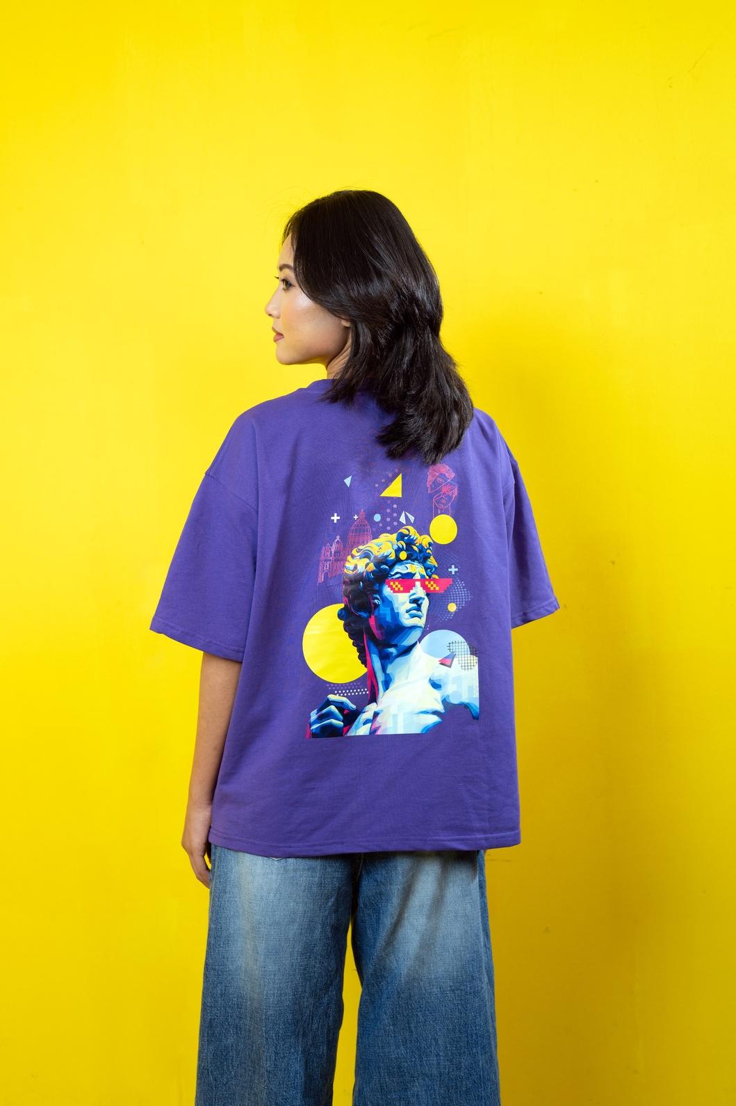 Greek Renaissance Oversized Tee - Secondary Image
