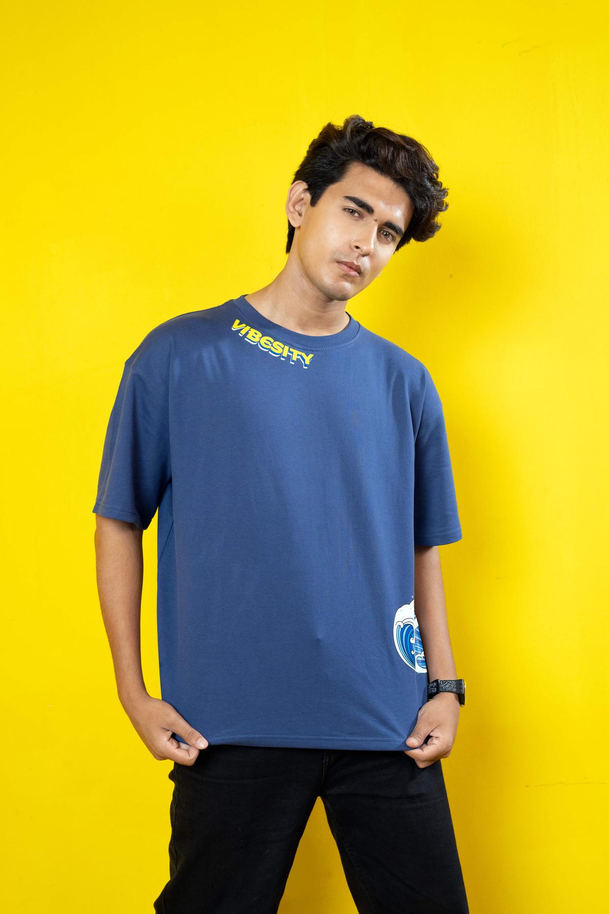 Kagawa Wave Oversized Tee - Secondary Image