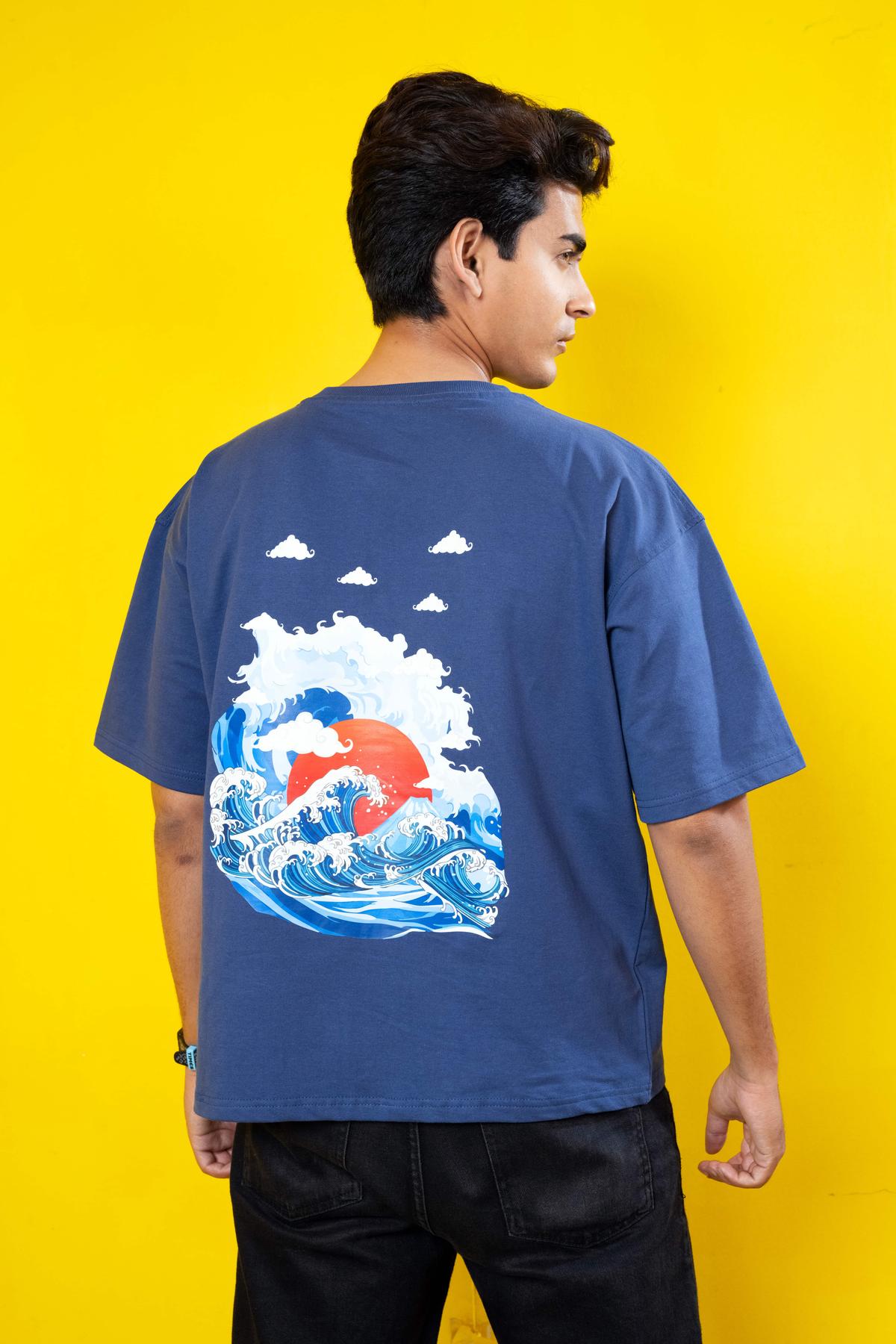 Kagawa Wave Oversized Tee