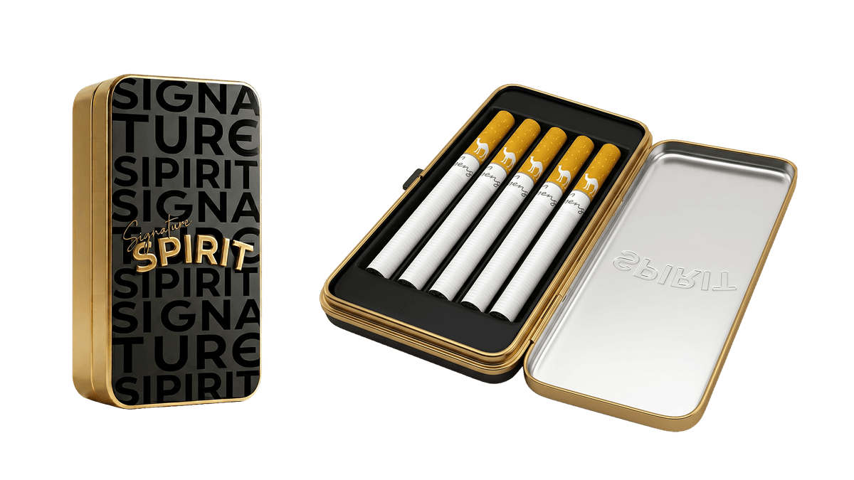 Premium Metal Finish Fliptop Case - Secondary Image